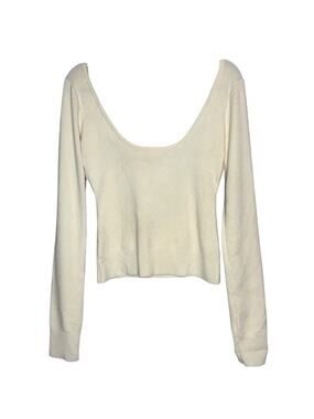 Monse Open Back Scoop Neck Sweater